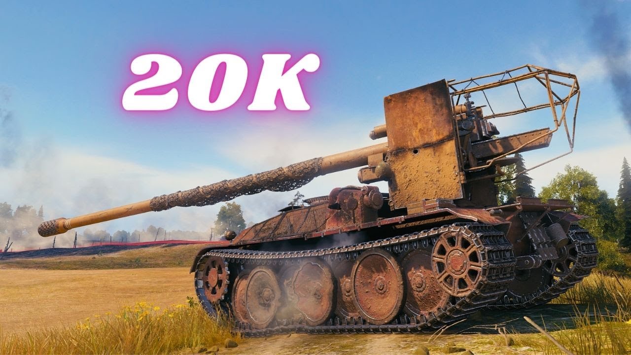 20K Damage with Grille 15 - 9.3 & Grille 15 - 10.6K Damage  World of Tanks   #wot #worldoftanks