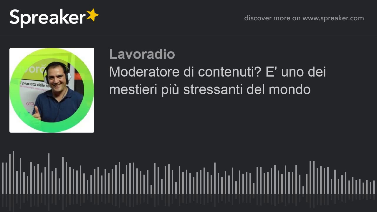 Moderatore di contenuti? E' uno dei mestieri pi&ugrave; stressanti del mondo