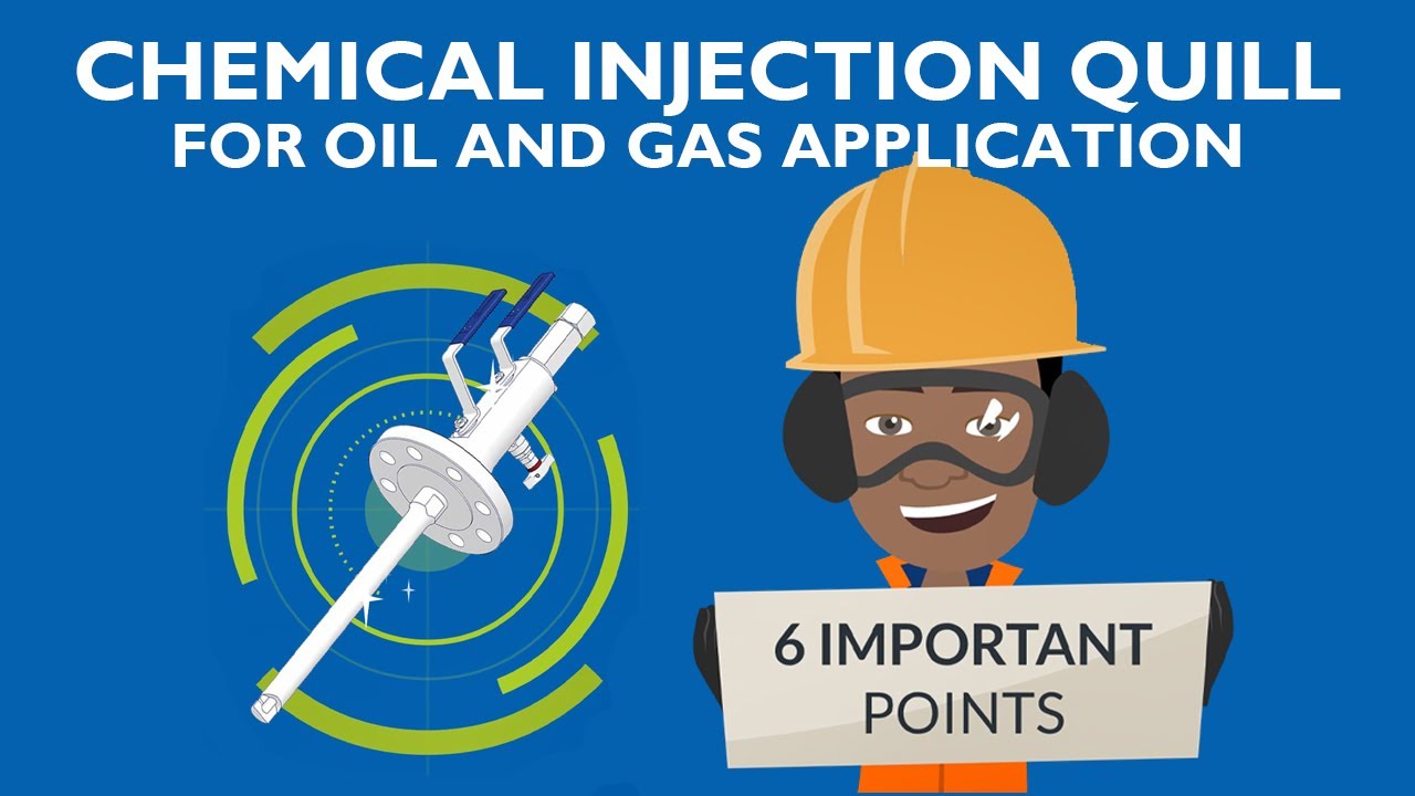 Chemical injection quill for oil and gas applications
