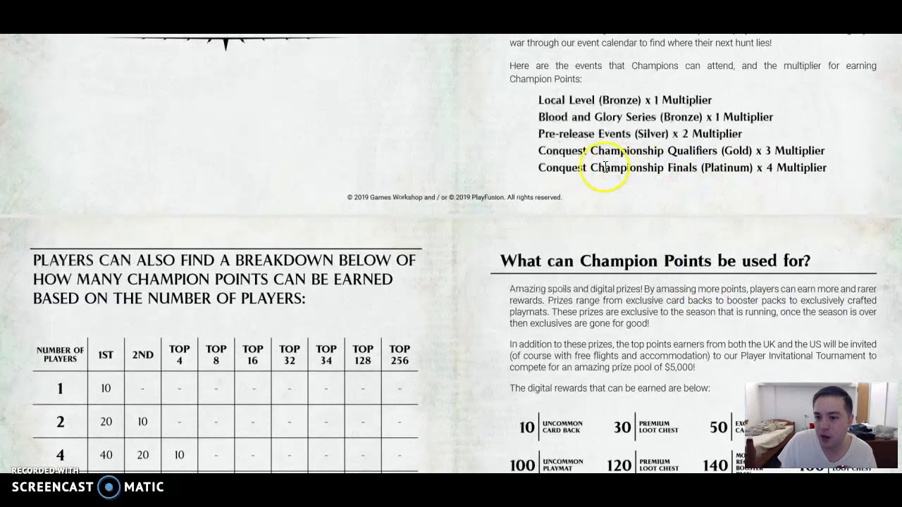 Champion Points Explained