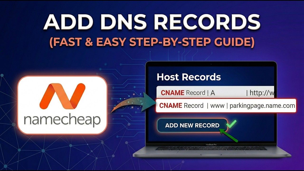 NEW! How To Add DNS Records In Namecheap (2026)