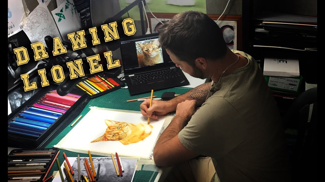 Drawing a Cat - Lionel