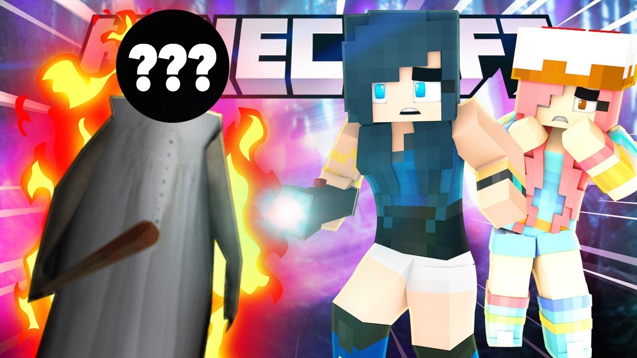 WHAT IS SHE HIDING? MINECRAFT GRANNY HORROR MAP!