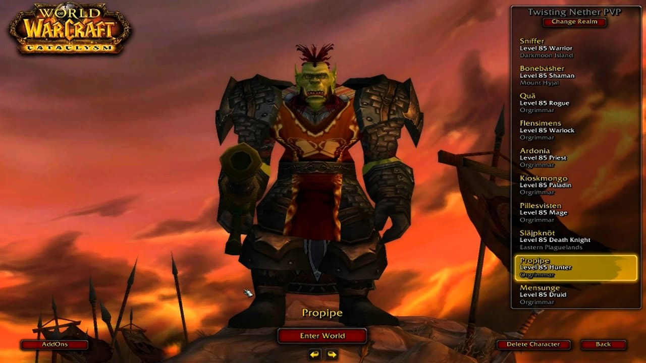 My World of Warcraft Account by Sniffer94 (OUT OF DATE)