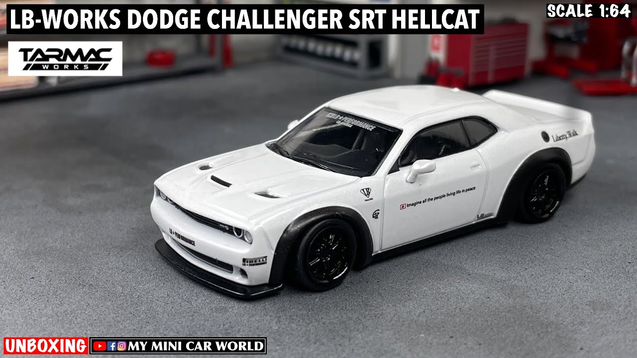 『MY MINI CAR WORLD』UNBOXING TARMAC WORKS 1/64 LB-WORKS DODGE CHALLENGER SRT HELLCAT