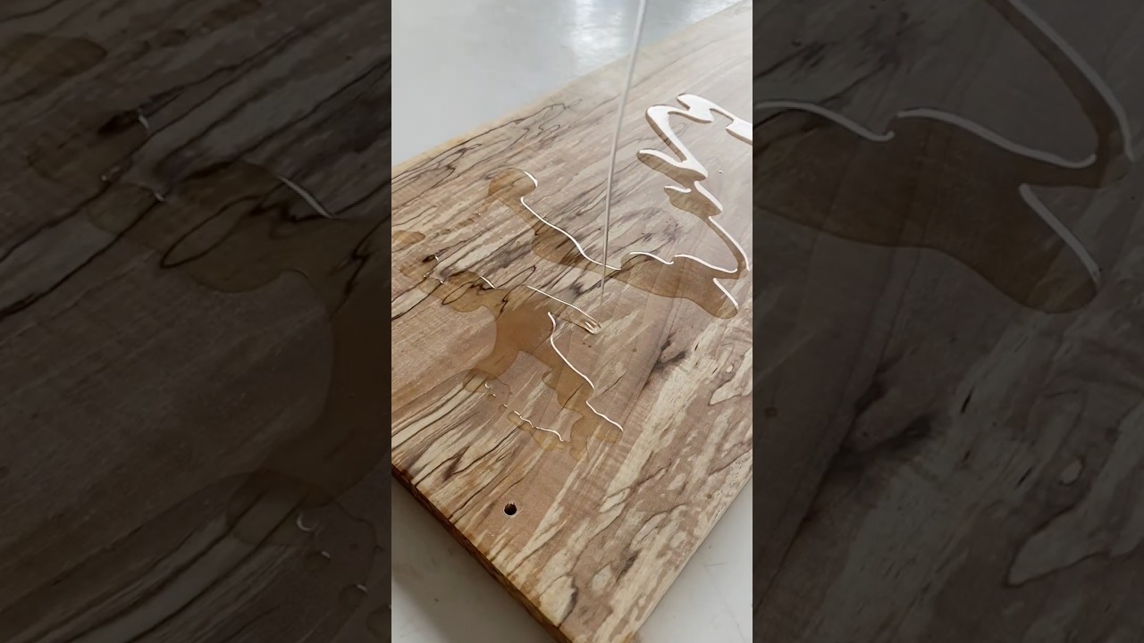 What happened to this wood?! #diy #shorts