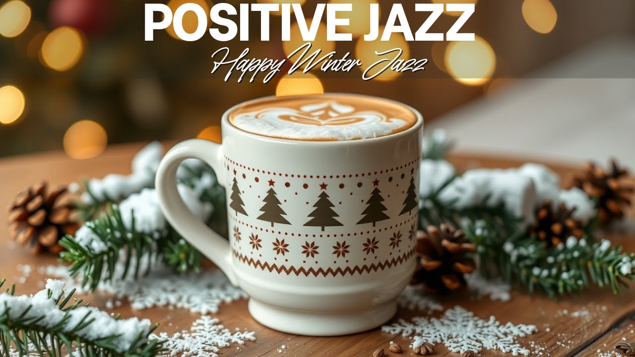 Relaxing Winter Morning Jazz ❄️ Cozy Coffee Shop Ambience & Bossa Nova Piano for Focus & Calm