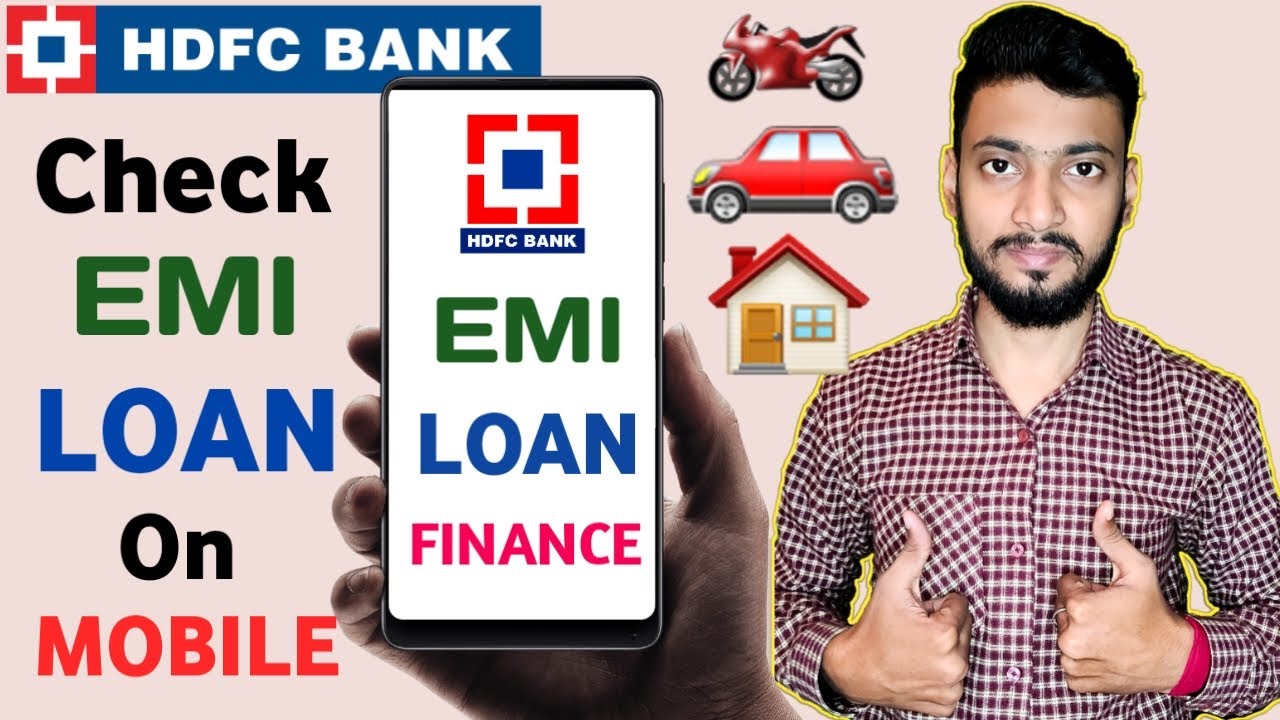 HDFC loan details EMI Kaise check Kare - how to check HDFC bank loan EMI details -A Technical Family
