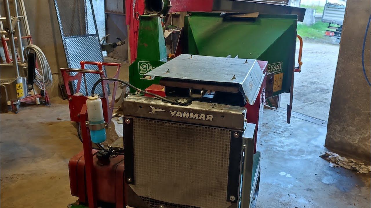 Cippatrice green technik. storia e riparazioni.