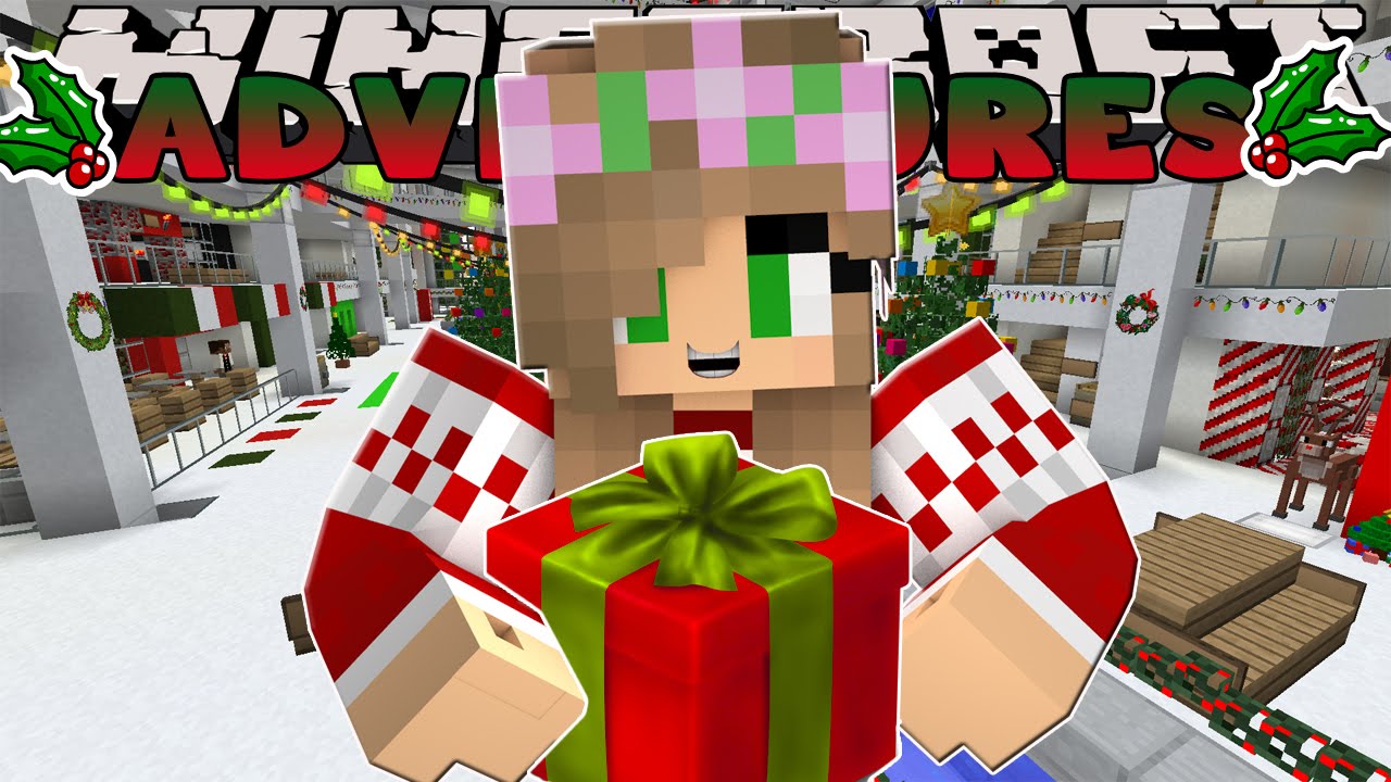 Minecraft-Little Kelly Adventures- SHOPPING FOR CHRISTMAS PRESENTS!