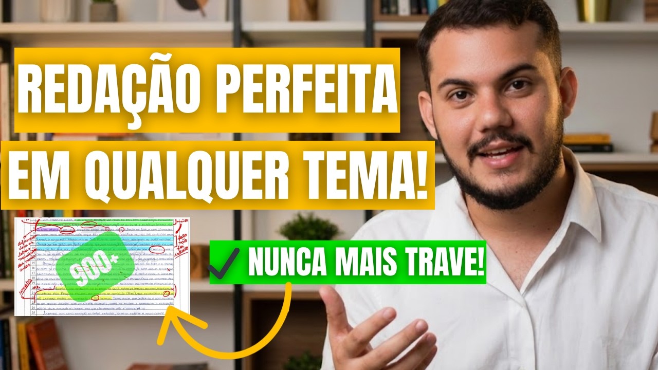 COMO FAZER REDAÇÃO NOTA 1000 SOBRE QUALQUER TEMA (MESMO SEM IDEIAS)