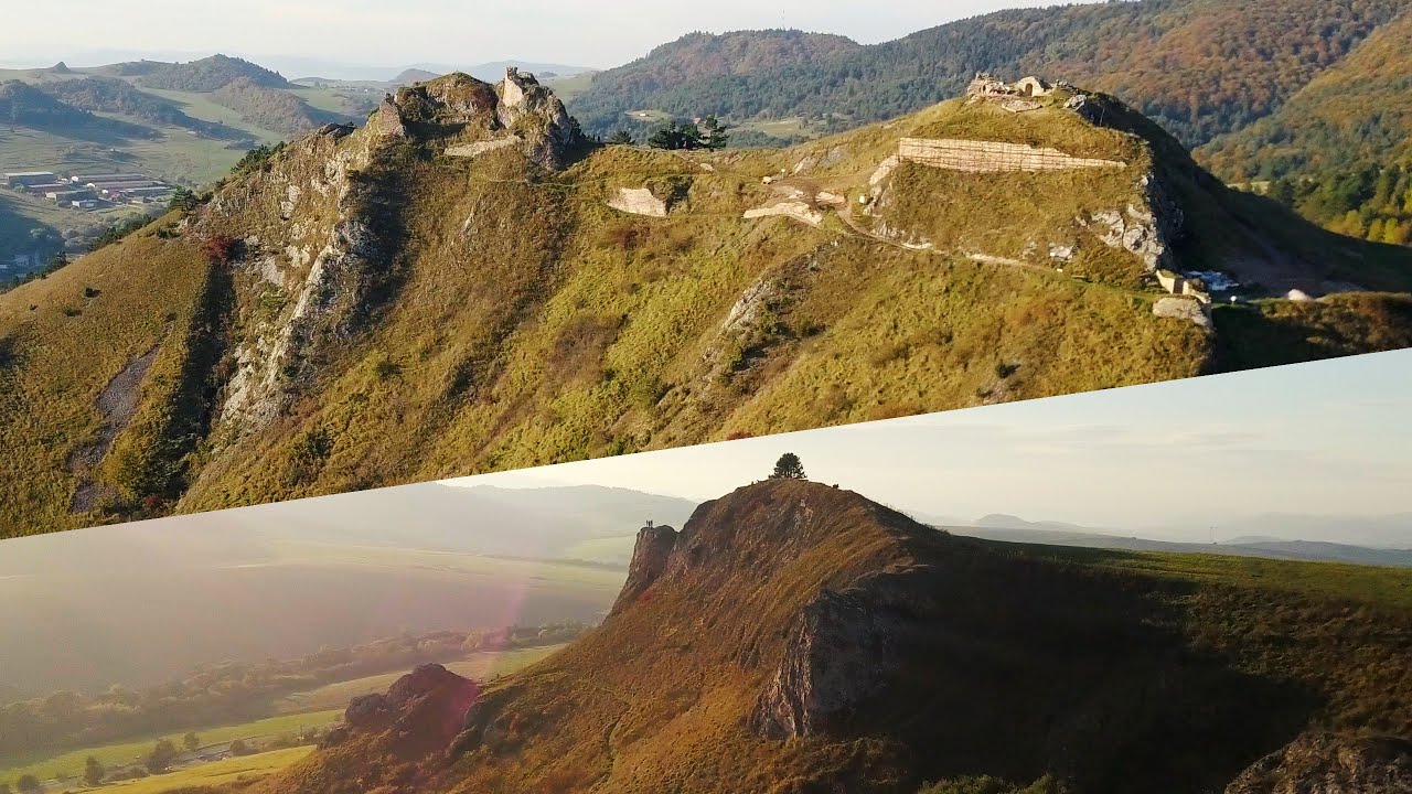 Hrad Kamenica a Spiaci mních - október 2021 | 4K