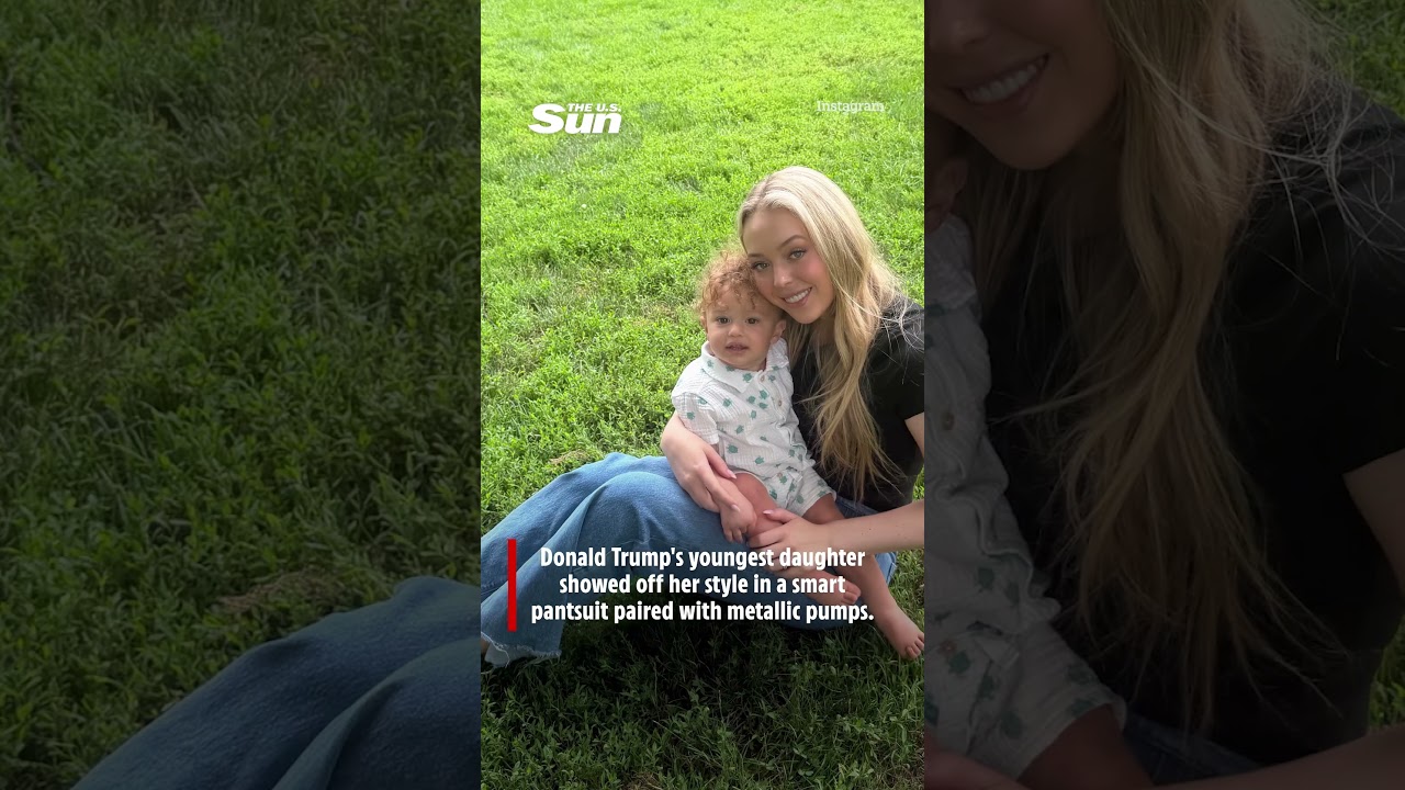 Tiffany Trump dons sharp suit in sweet snaps from July  #trump #whitehouse #donaldtrump