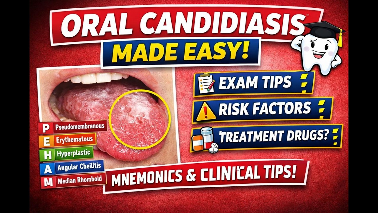 Master Oral Candidiasis in 5 Minutes  (Exam Hacks You Can’t Miss)