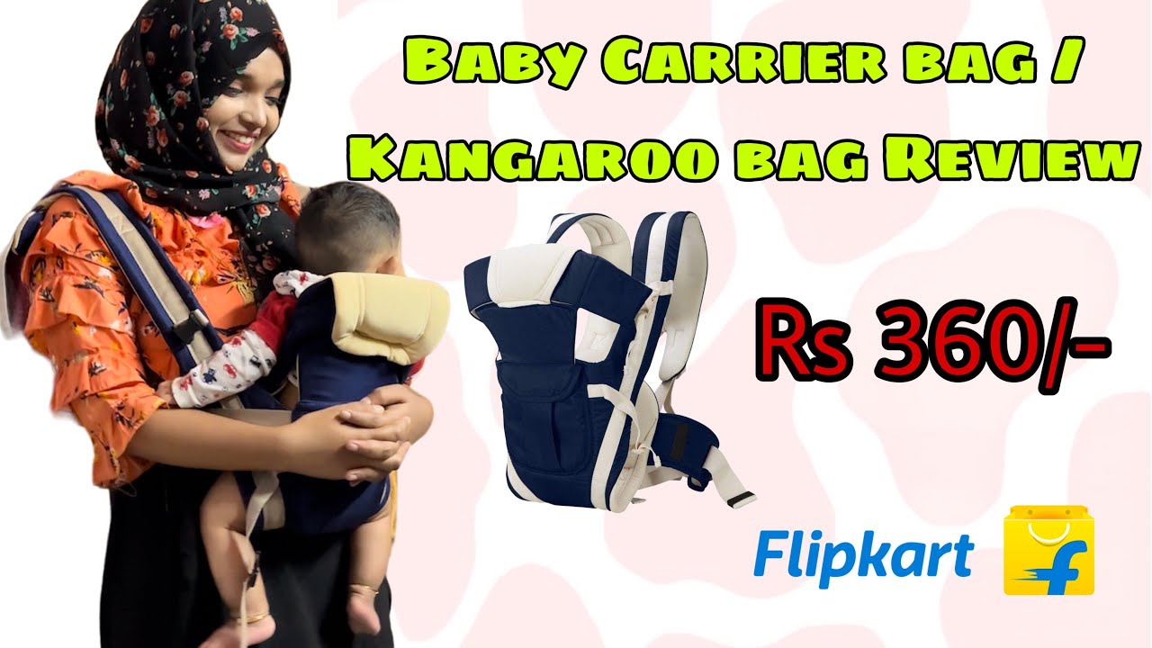 Kangaroo bag for baby Malayalam | baby carrier bag unboxing review and set up tutorial