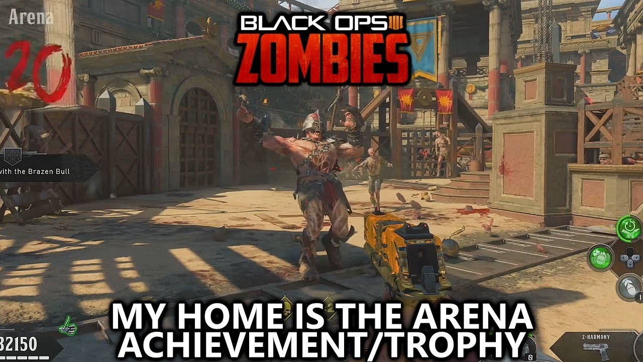 COD Black Ops 4 Zombies - My Home is the Arena Achievement/Trophy Guide - Round 20 opening No Gates
