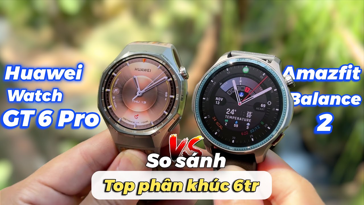 Сравните Huawei Watch GT 6 Pro и Amazfit Balance 2: ЛУЧШИЕ умные часы в сегменте 6 миллионов!
