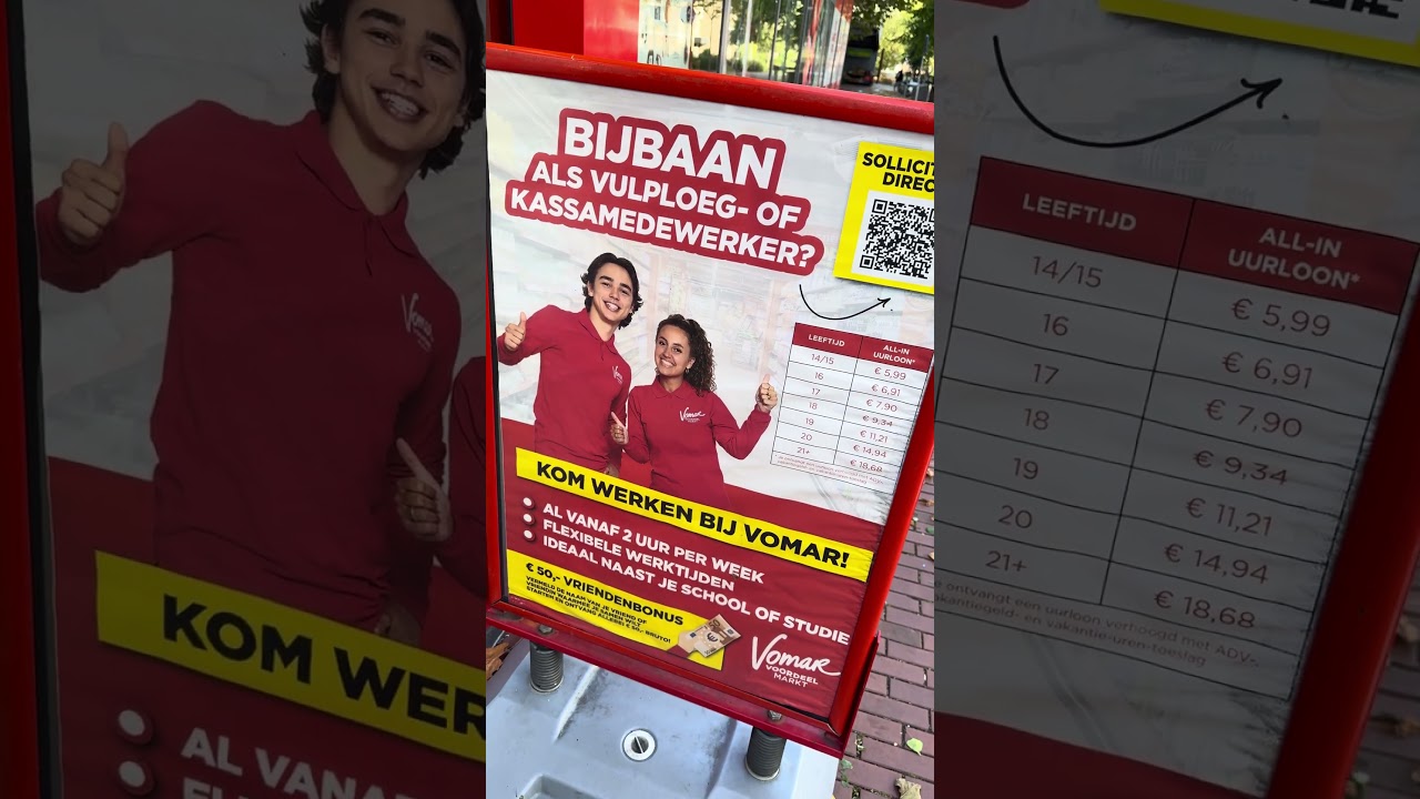 Extra bijverdienen bij de Vomar! #vomar #werk #bijverdienen #bijbaan