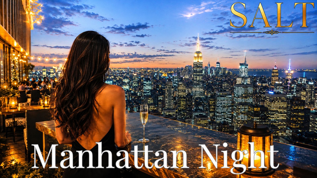 Manhattan Night | Smooth Jazz Fusion BGM &bull; 1 Hour | SALT