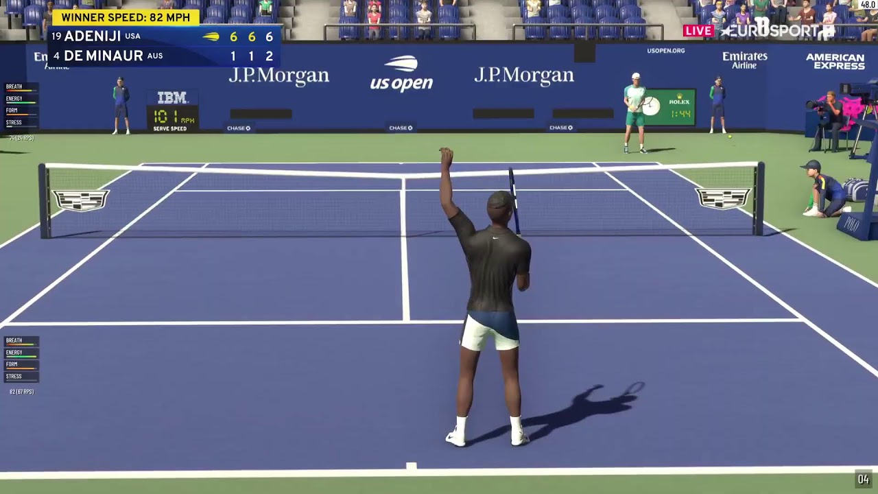 Tennis Elbow 4 (PS5) Career Mode US Open 25 Championship Final
