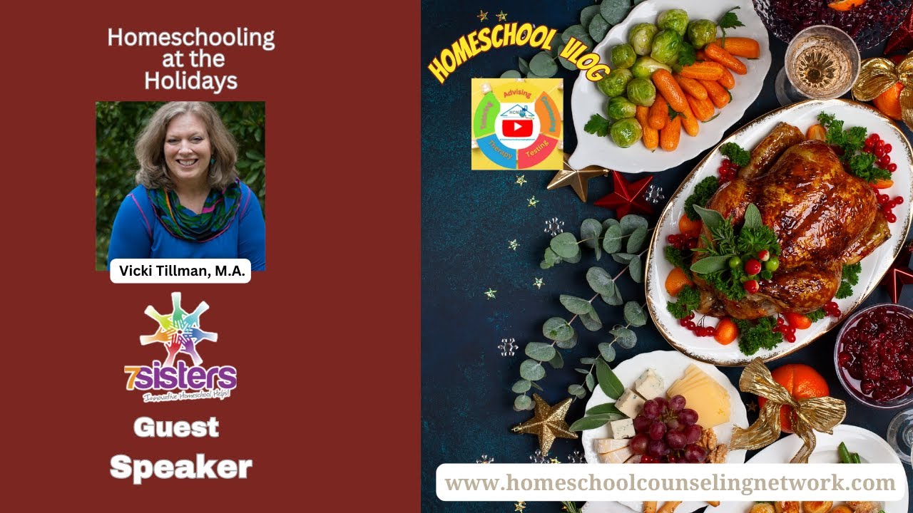 Homeschooling at the Holidays with Vicki Tillman of 7 Sisters Homeschool // Homeschool Vlog // HCN