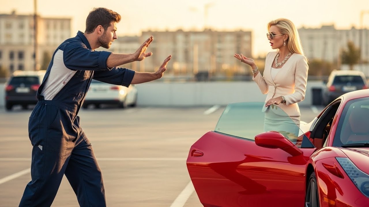 „Uită-Te Sub Ferrari!” A Strigat Mecanicul… Iar Miliardara A Înghețat Când A Văzut