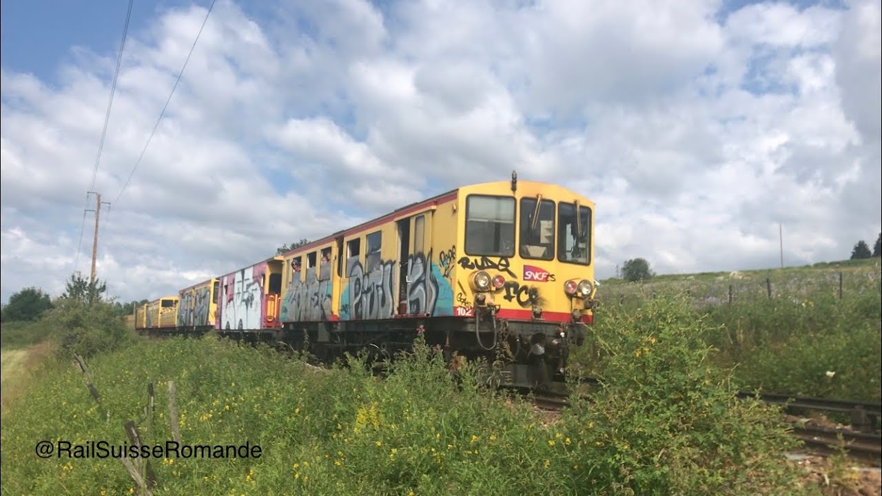 [ FR ] Le train jaune , TER Occitanie , Pyr&eacute;n&eacute;es