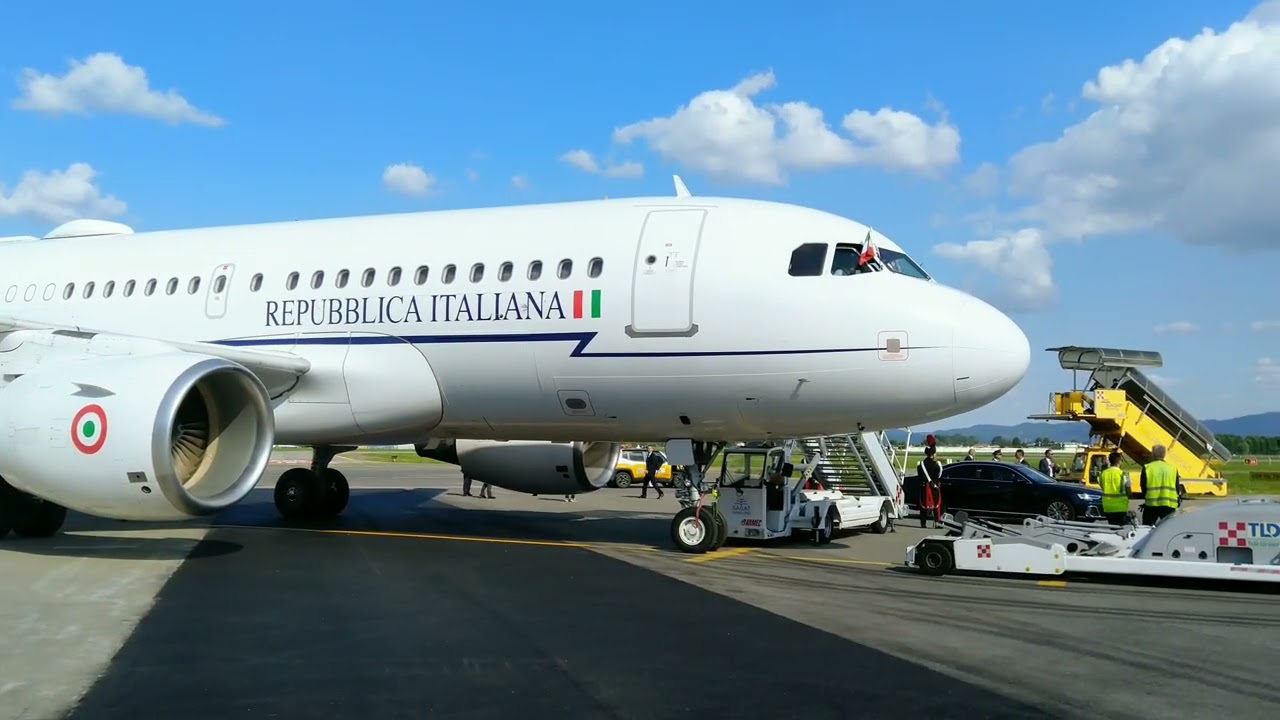 Italian Air Force Airbus A319 Takeoff at Turin Airport (TRN LIMF) 2025