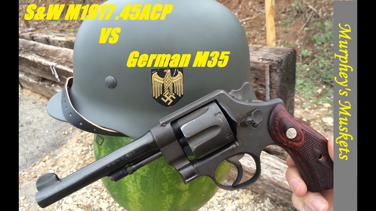 S&W M1917 VS M35 Helmet