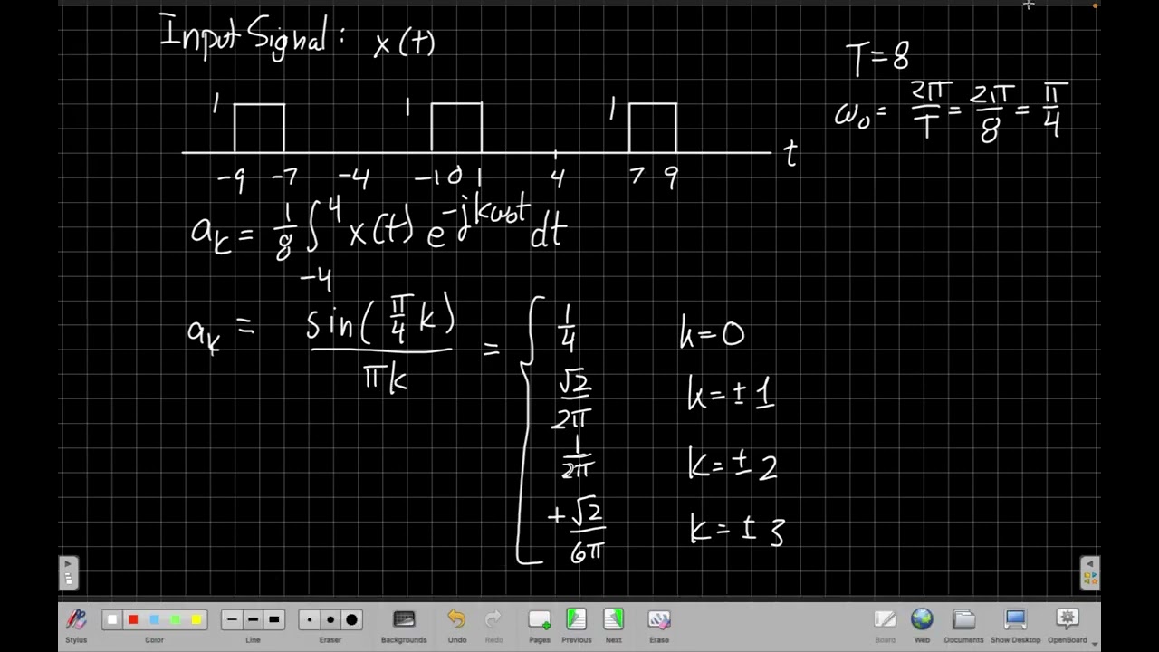 CT Fourier Series and Filtering Example: Part 1