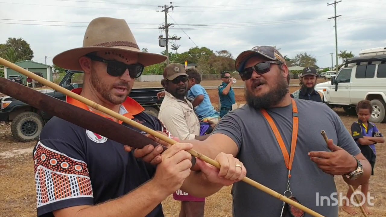 Naidoc day spear throwing Hope Vale.
