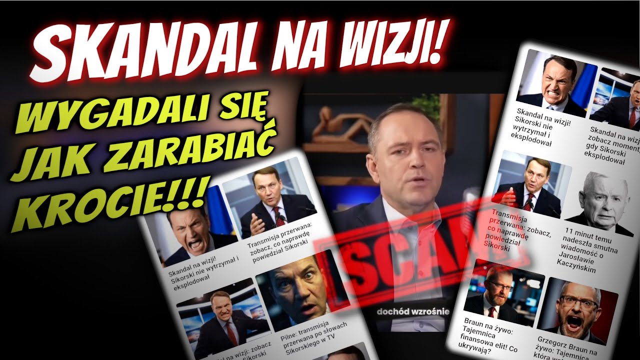 SKANDAL NA WIZJI - POLITYCY ZDRADZAJĄ SPOS&Oacute;B JAK ZAROBIĆ DUŻO - BEZ WYSIŁKU - OSZUSTWO INWESTYCYJNE