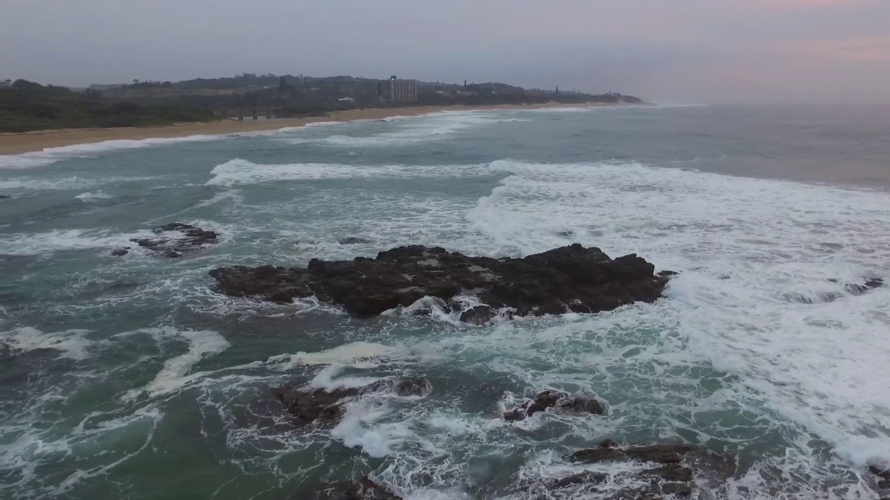 Umtentweni Beach by Drone HD