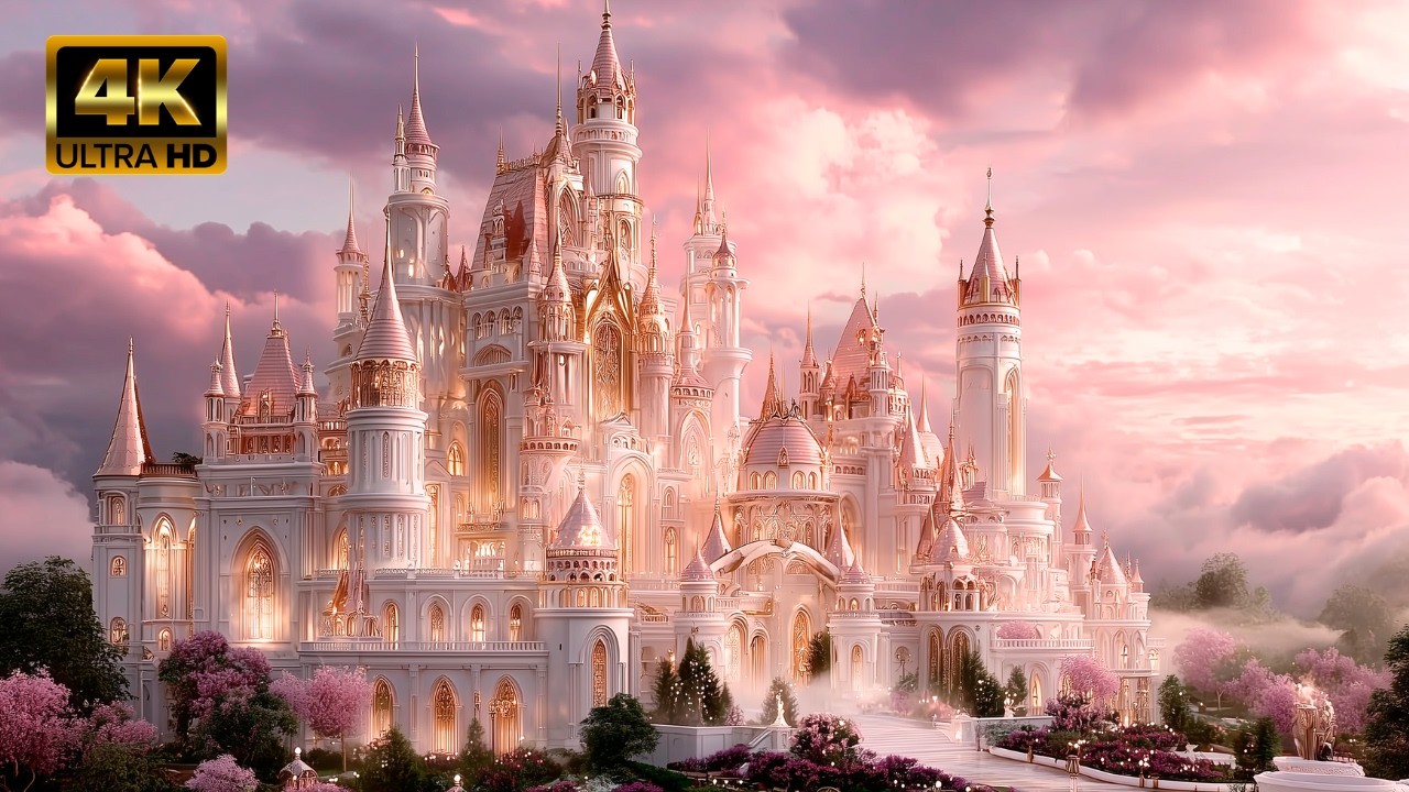 Fantasy | Royal Fairytale Castle 🏰 Luxury Escape  | 4K Aesthetic Tour