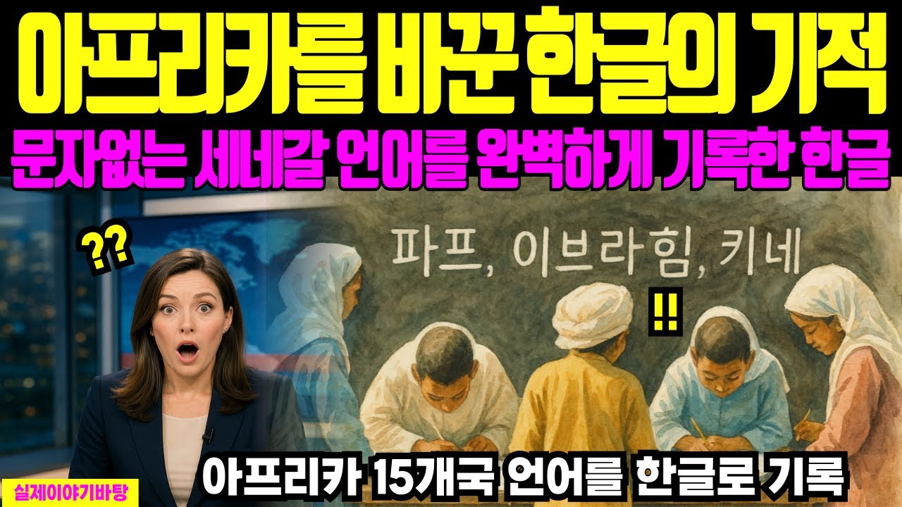 한글, 아프리카를 바꾼 한글의 기적