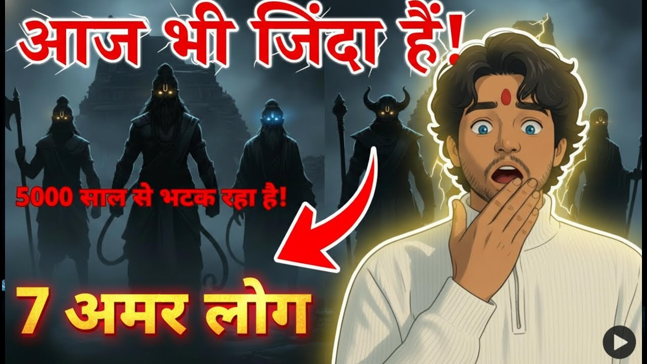 आज भी जिंदा हैं ये 7 अमर लोग | 7 Chiranjeevi Who Never Died | Indian Mythology
