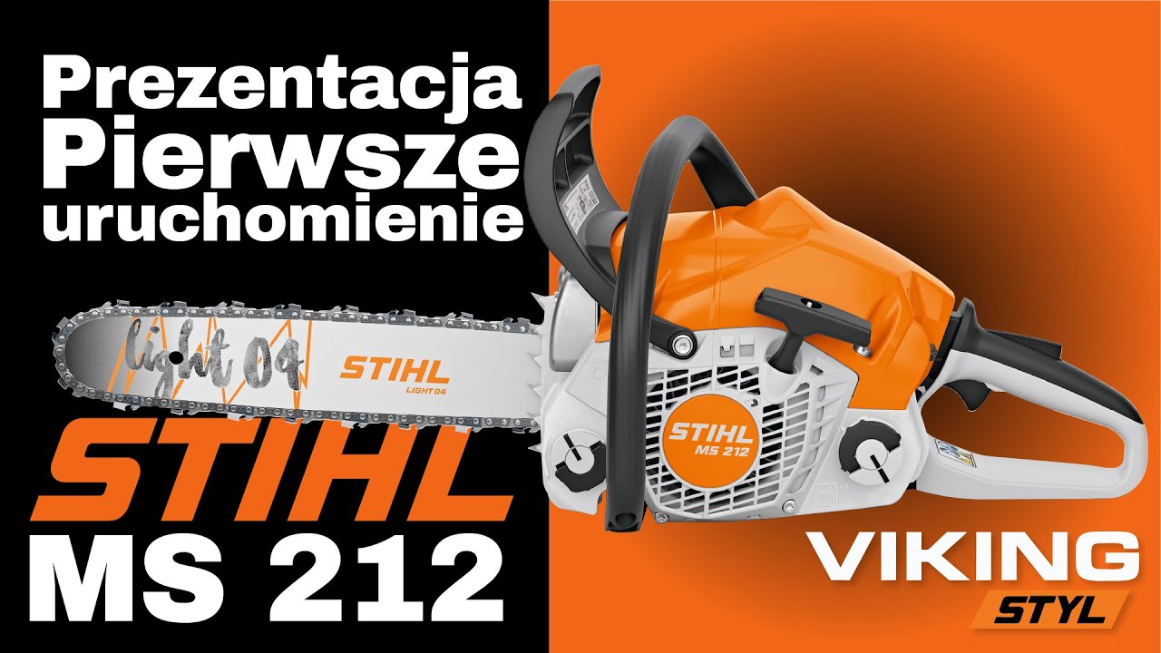 STIHL MS 212 - NOWOŚĆ 2022 - Prezentacja, porównanie i pierwsze odpalenie