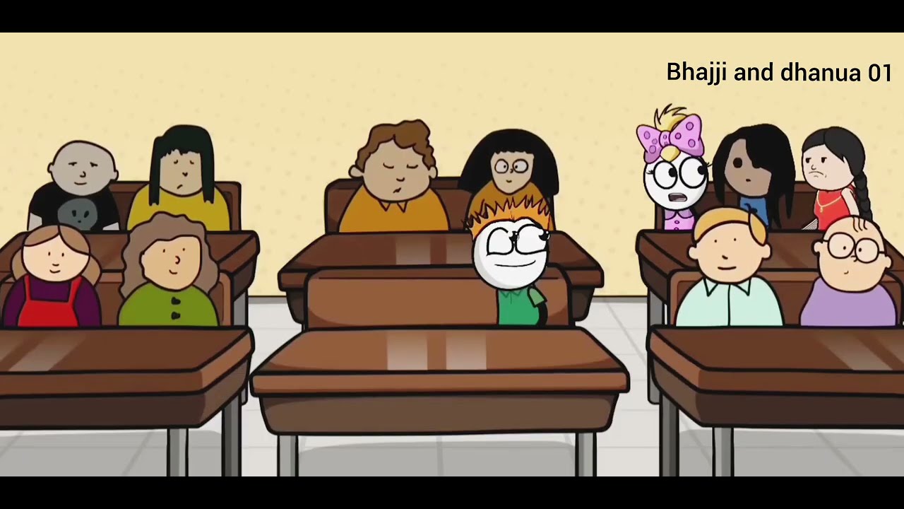 टीचर का आतंक funny comedy videos bhajji and dhanua 