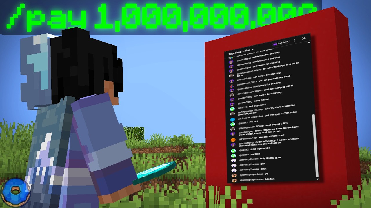 Can My Chat Make Me $1B In 1 Hour? (Donut Smp)