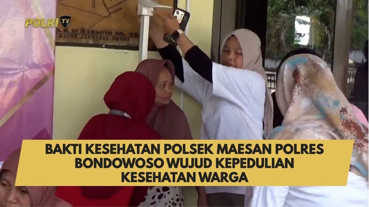 BAKTI KESEHATAN POLSEK MAESAN POLRES BONDOWOSO WUJUD KEPEDULIAN KESEHATAN WARGA
