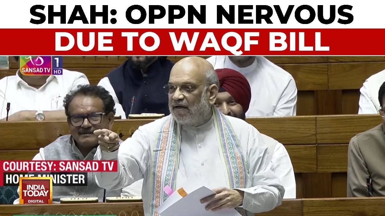 Amit Shah Defends Waqf Board Reforms, Cites Court Judgments And Increased Transparency | WAQF Debate
