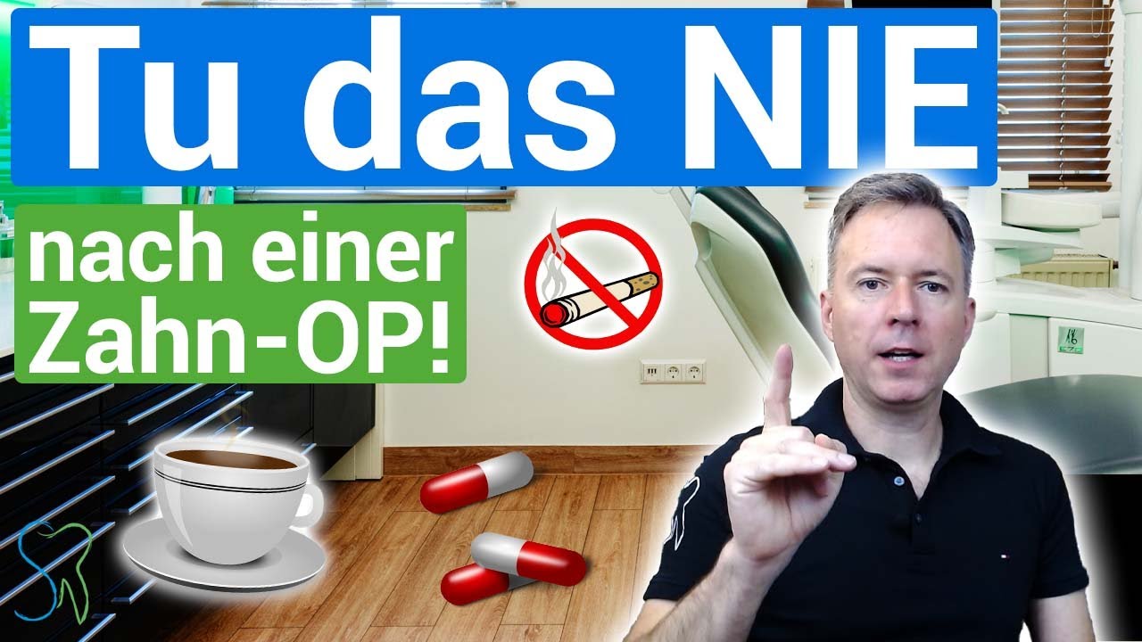 ❌Tu das NIE nach einer Zahn-OP | 6 Tipps vom Zahnarzt🦷