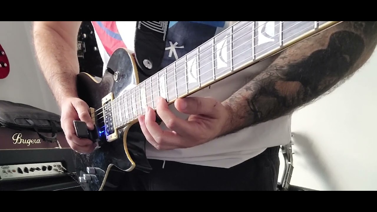intro With or Without Yo u2 cover ( line 6 helix )