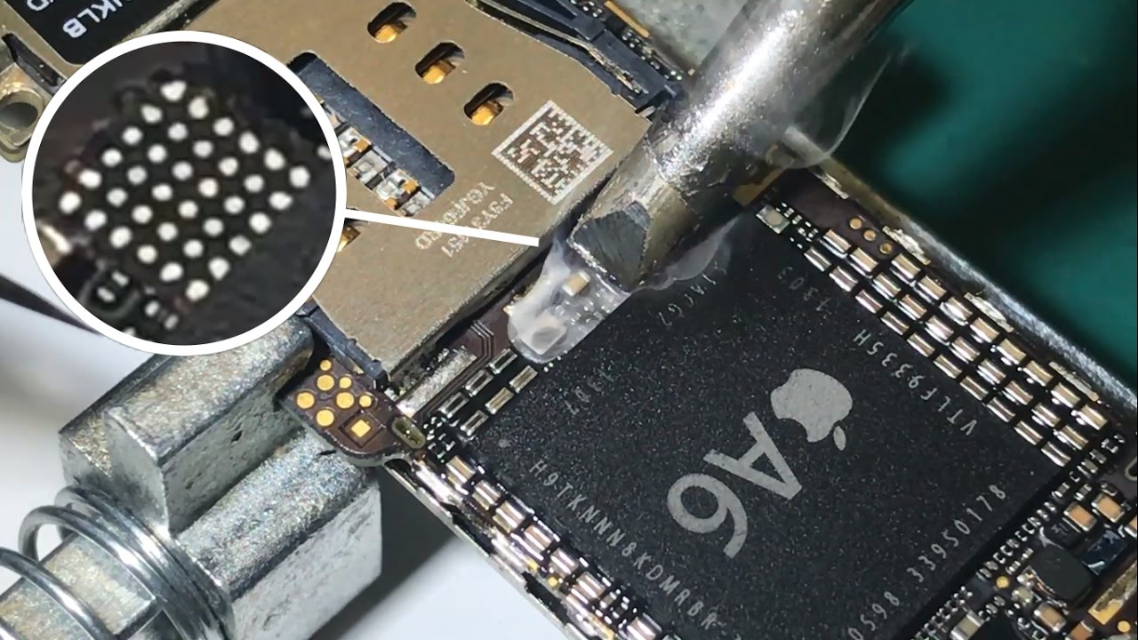 iPhone 5 замена контроллера питания u2 Tristar 1608A1 Быстрый разряд АКБ ✔️