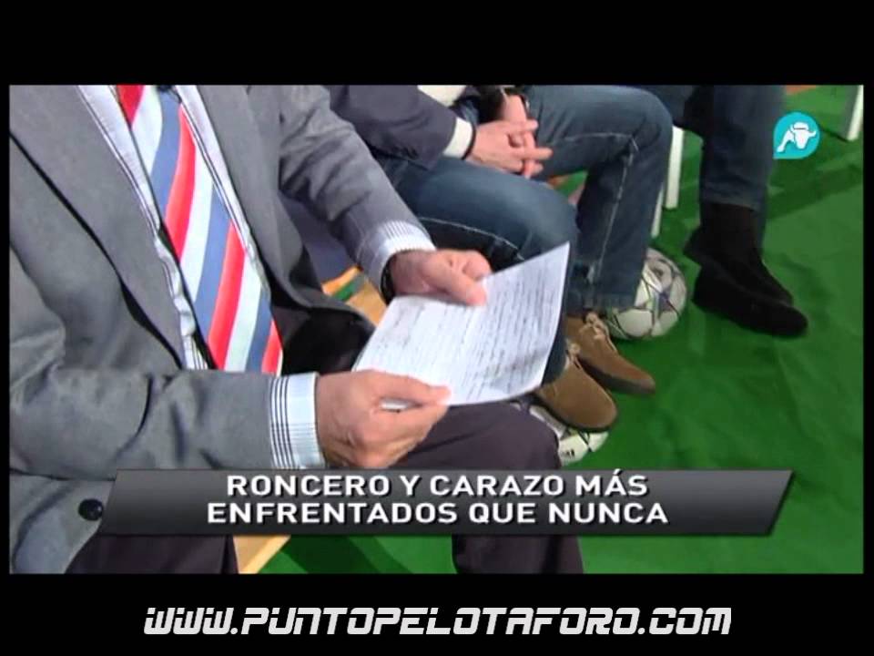 Roncero y Carazo más enfrentados que nunca