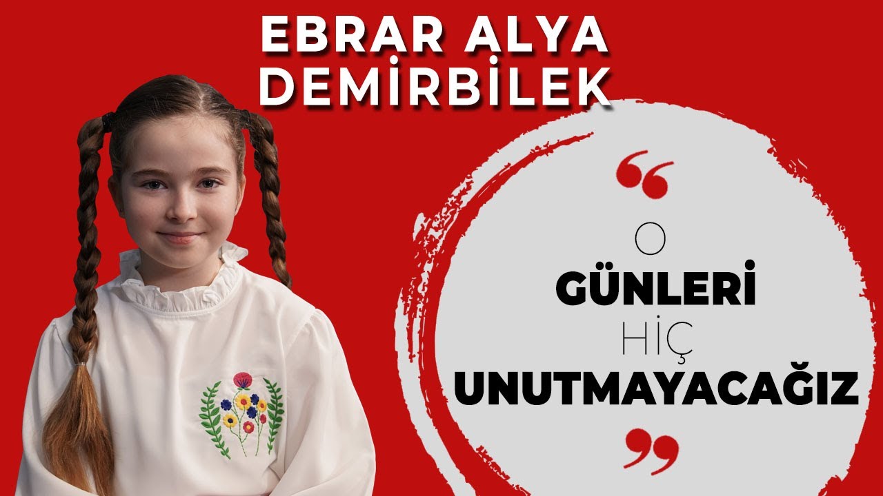 1923 Müzikalinin oyuncusu Ebrar Alya Demirbilek'ten Cumhuriyet mesajı | Ünlü Sohbetleri