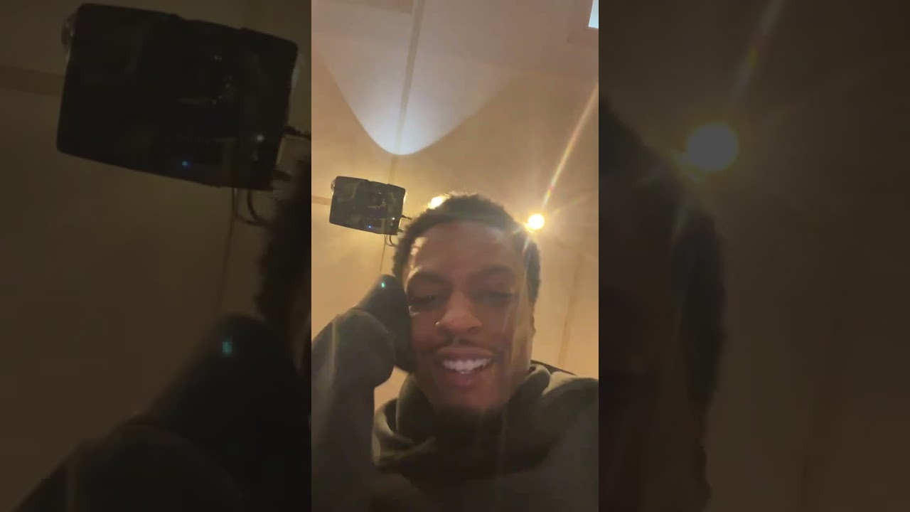 Pierre Bourne on Instagram Live previewing “Made in Paris” songs 3/6/24 @pierrebourne