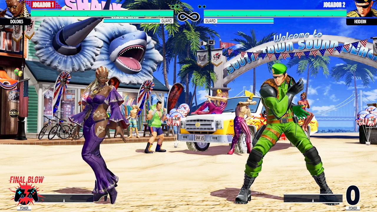 DOLORES vs HEIDERN - KOF XV Gameplay (HARDEST AI)