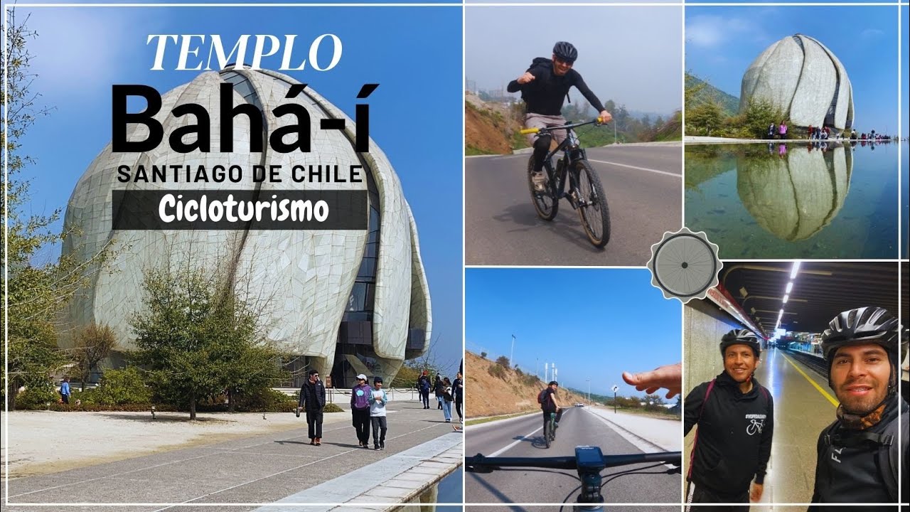 Visitar el Templo Bahá-í, Santiago de Chile en bicicleta (Cicloturismo)