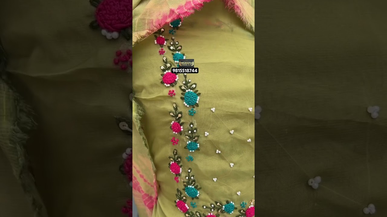 Call & whatsapp 9815518744 or visit us on our store MALERKOTLA PUNJABI SUITS in Malerkotla.